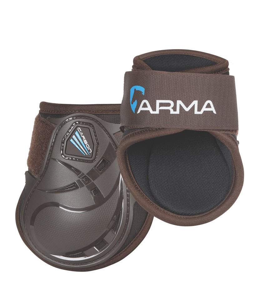 Brown Arma Carbon Fetlock Boots