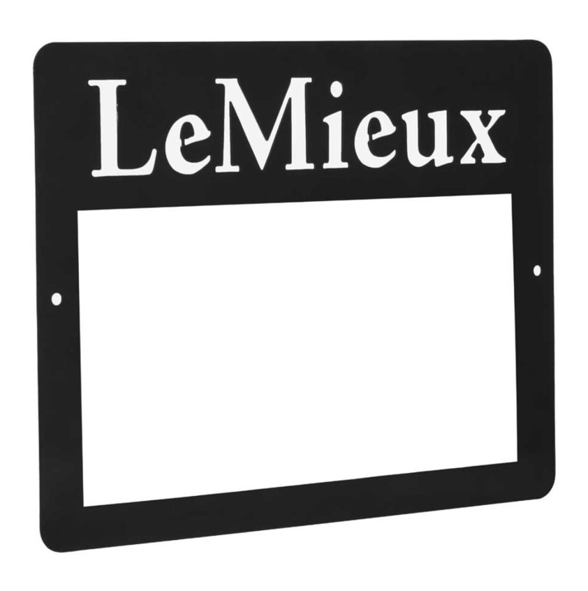 Black LeMieux Stable Magnetic Whiteboard