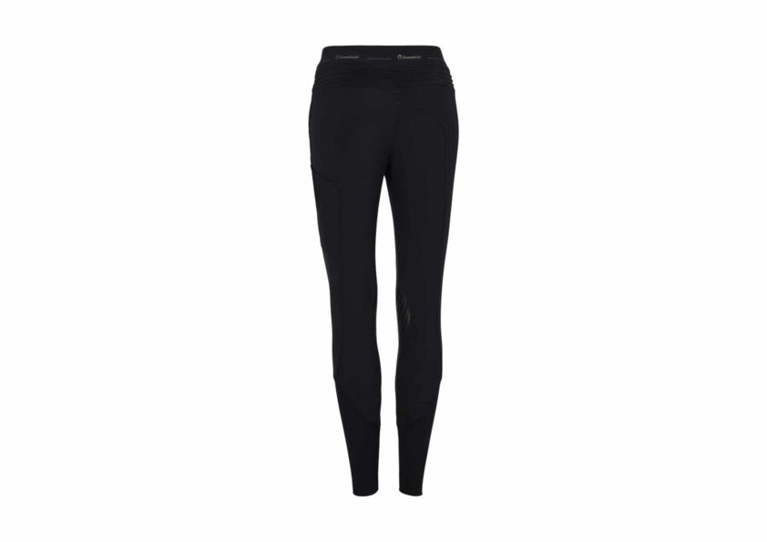 Black Samshield Alpha Fleece Knee Grip Breeches