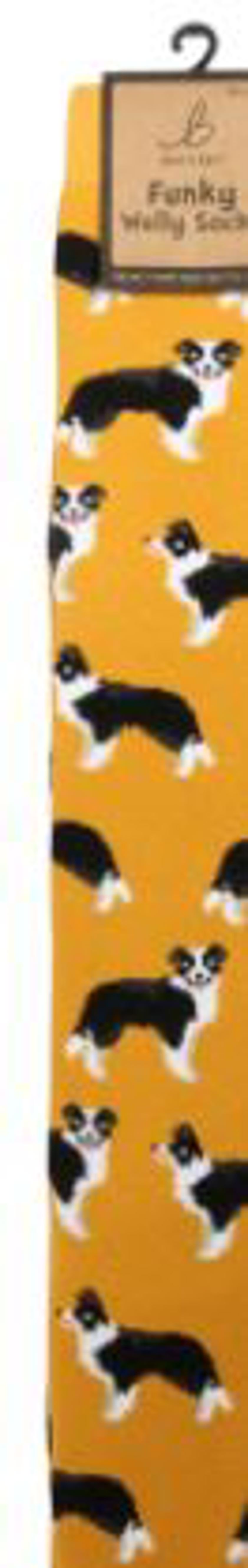 Mustard/Sheepdog Bartleby Funky Long Socks