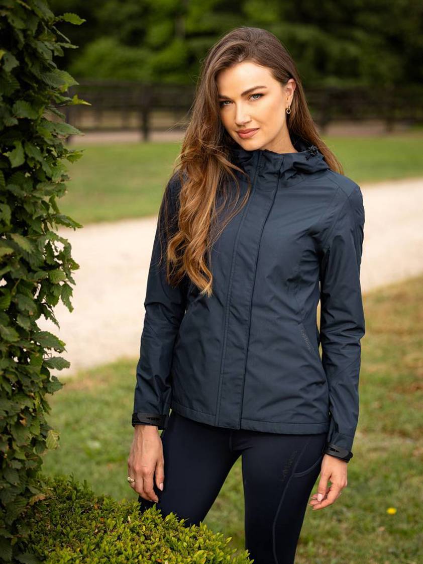 Navy LeMieux Isla Short Waterproof Jacket