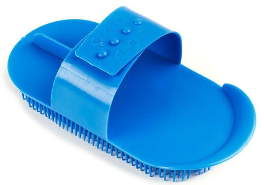 Blue Shires Plastic Curry Comb