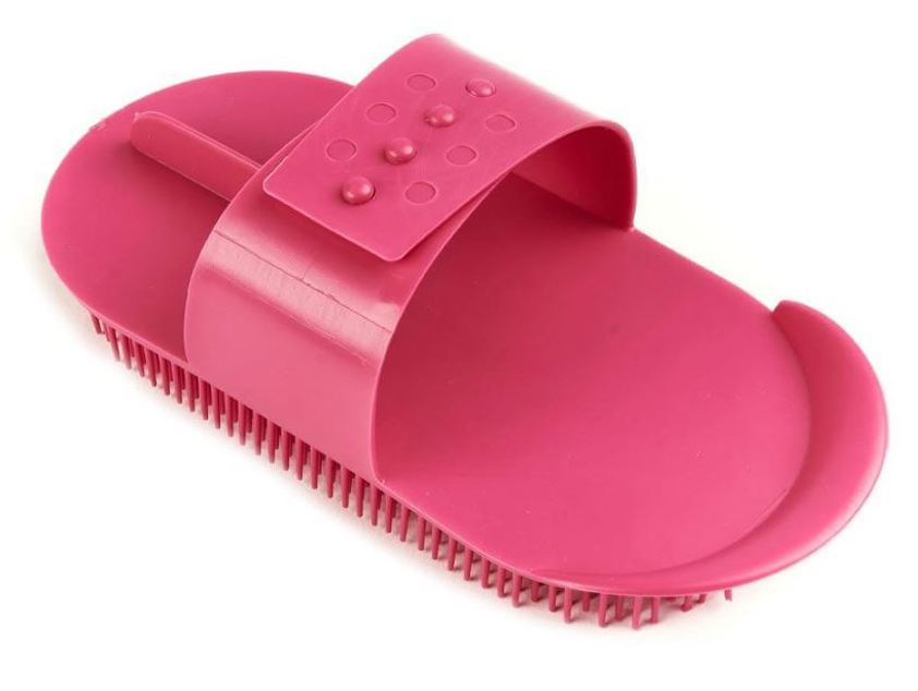 Pink Shires Plastic Curry Comb