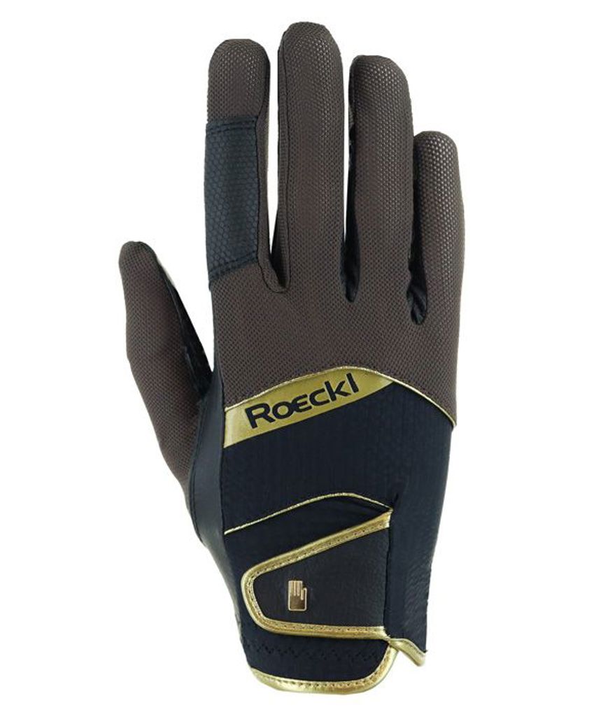 Dark Mocha/Black Roeckl Millero Gloves