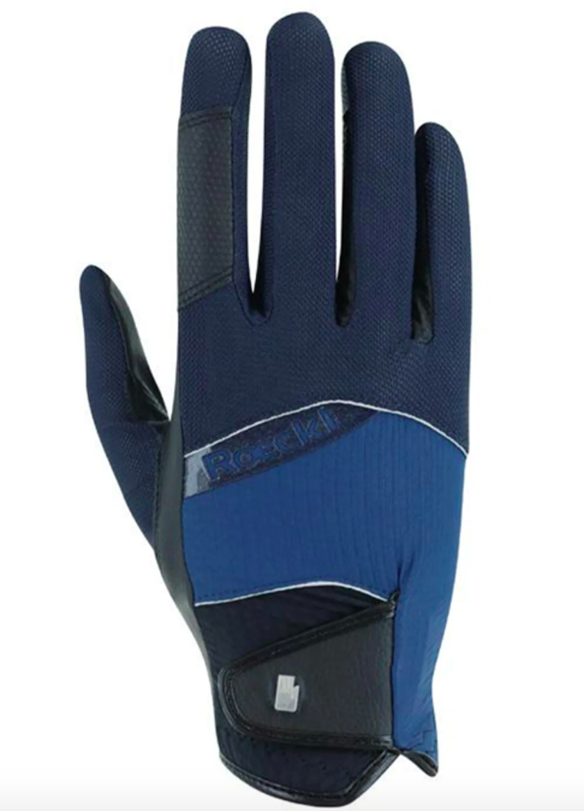 Navy Roeckl Millero Gloves