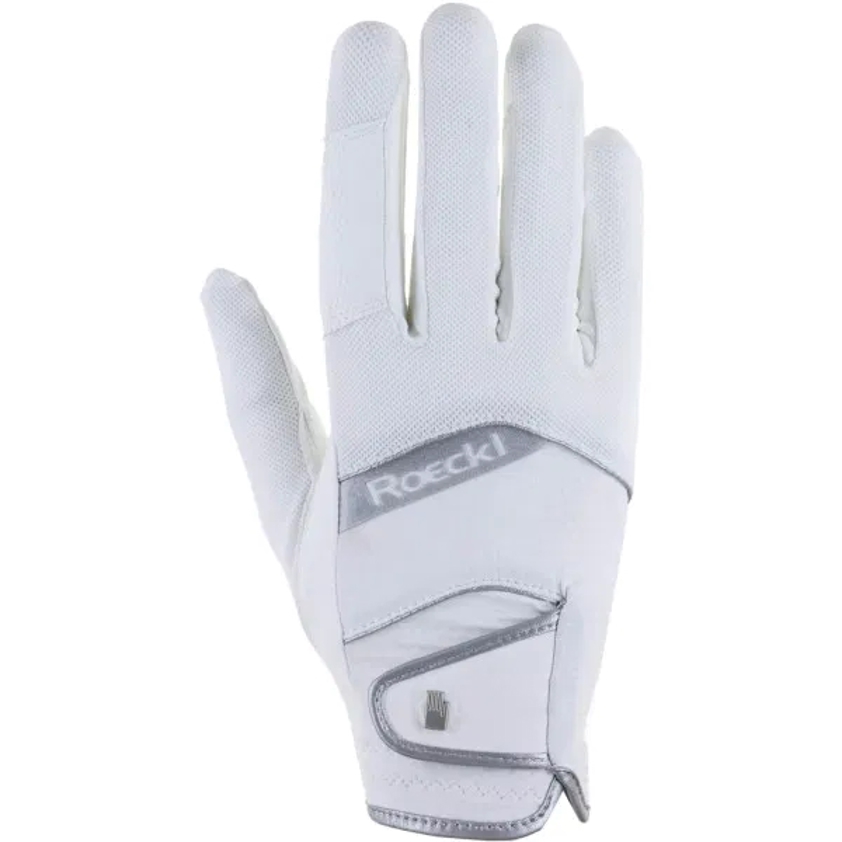 White Roeckl Millero Gloves