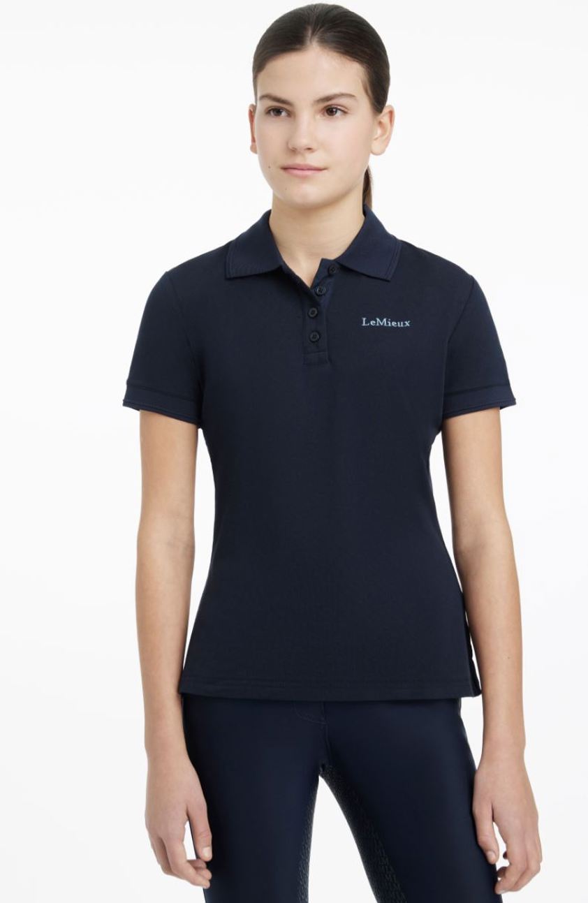 Navy LeMieux Young Rider Classique Polo Shirt