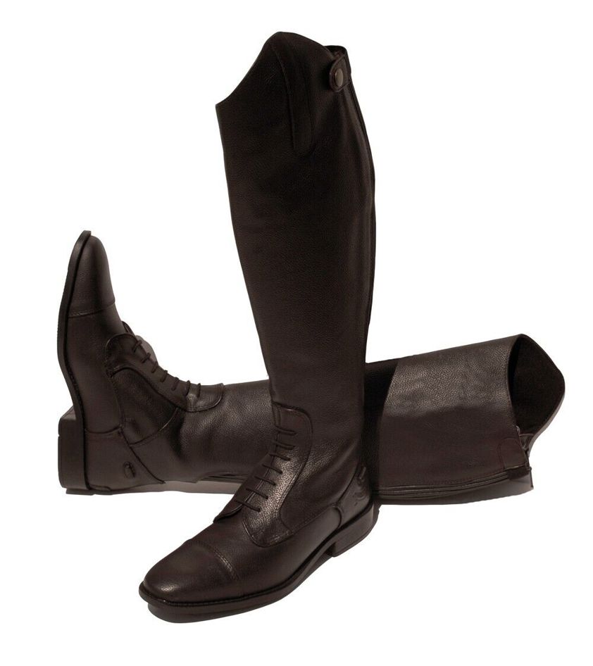 Brown Rhinegold Luxus Long Leather Boot