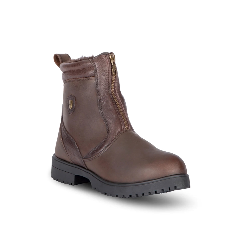 Brown Moretta Atri Zip Country Boots