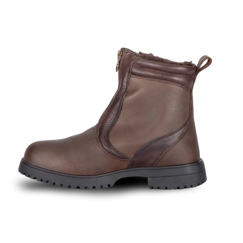 Brown Moretta Atri Zip Country Boots