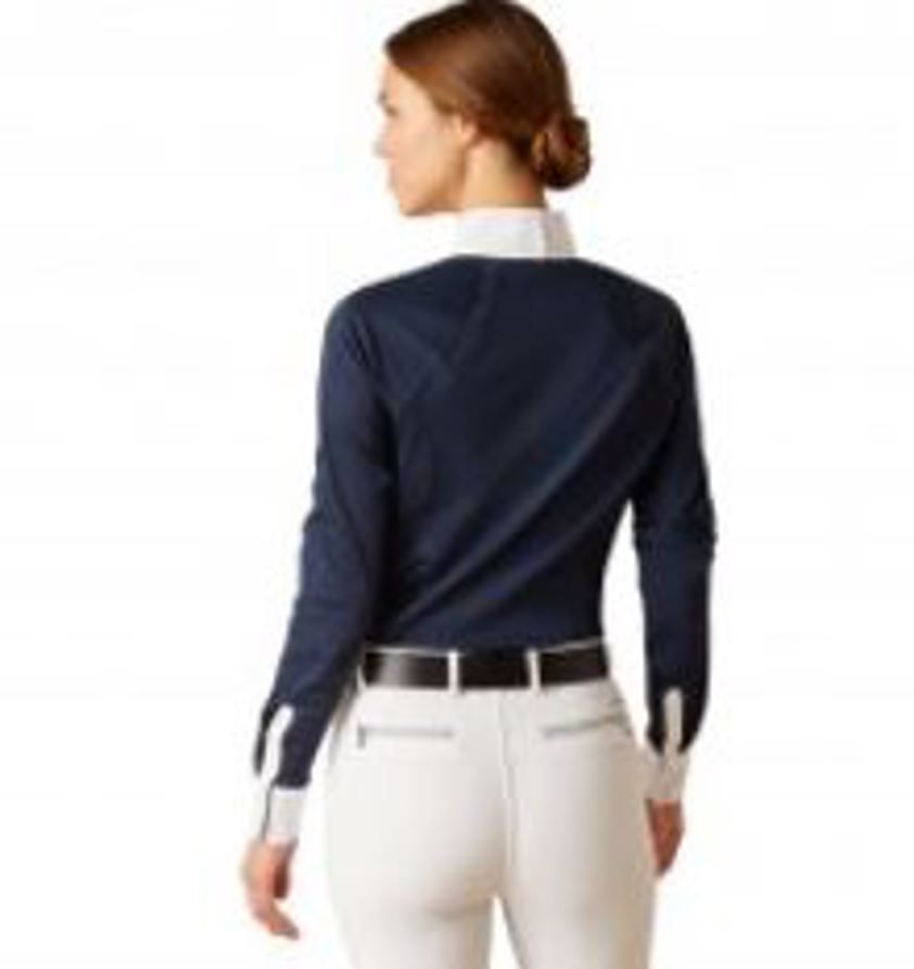 Navy Ariat Aptos Show Shirt