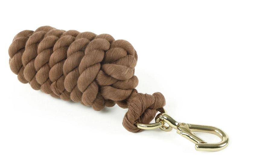 Brown Cotton Plain Lead Rope
