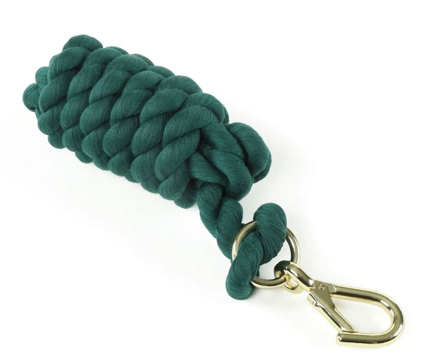 Green Cotton Plain Lead Rope