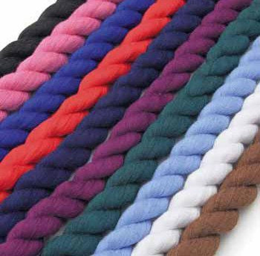 Navy Cotton Plain Lead Rope