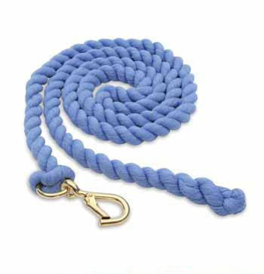 Navy Cotton Plain Lead Rope