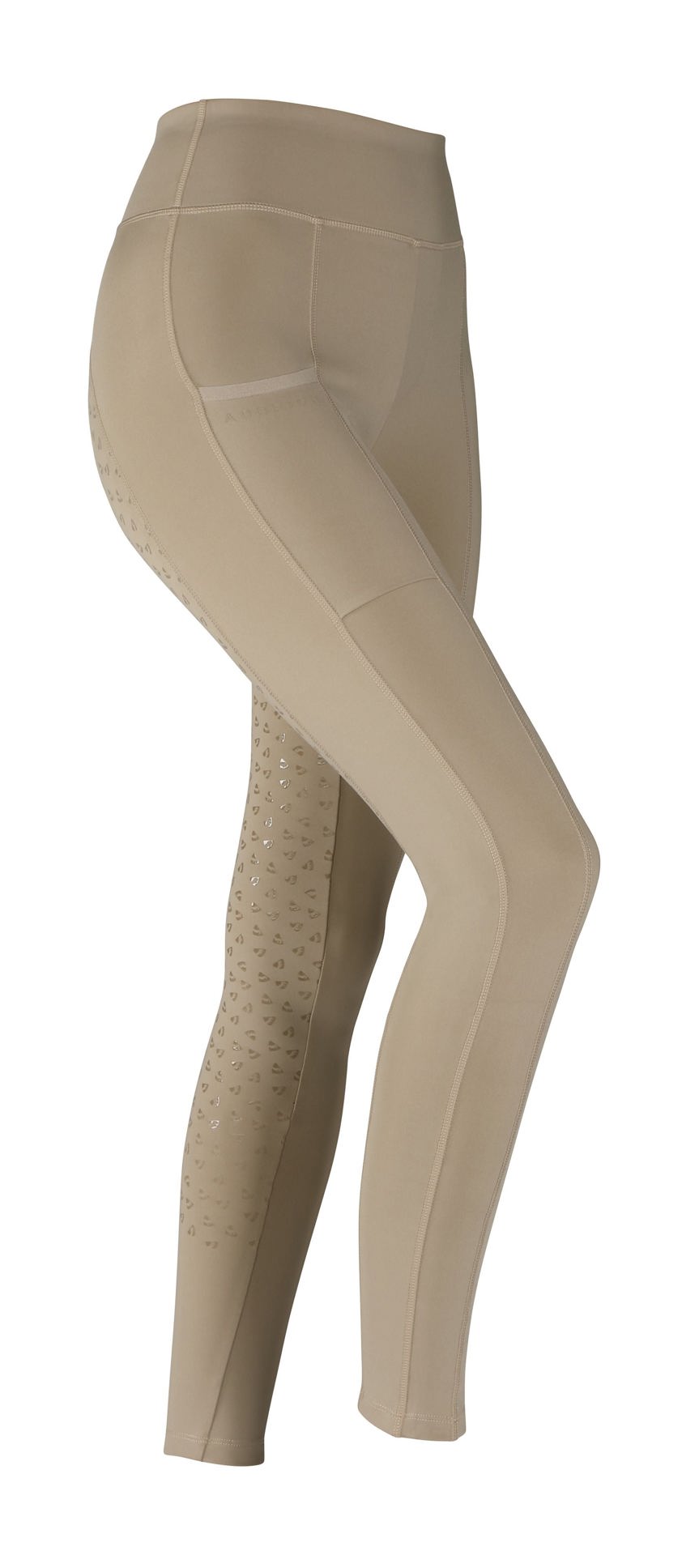 Beige Aubrion Maids Hudson Riding Tights