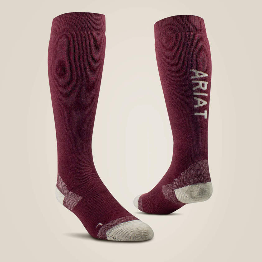 Black Ariat Performance Merino Socks