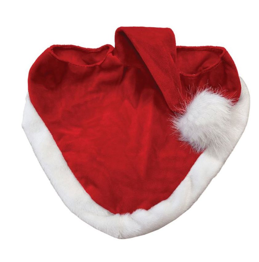Red Equetech Santa Hat Horse Bonnet