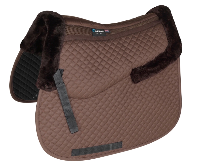 Brown ARMA Half Lined Saddlecloth