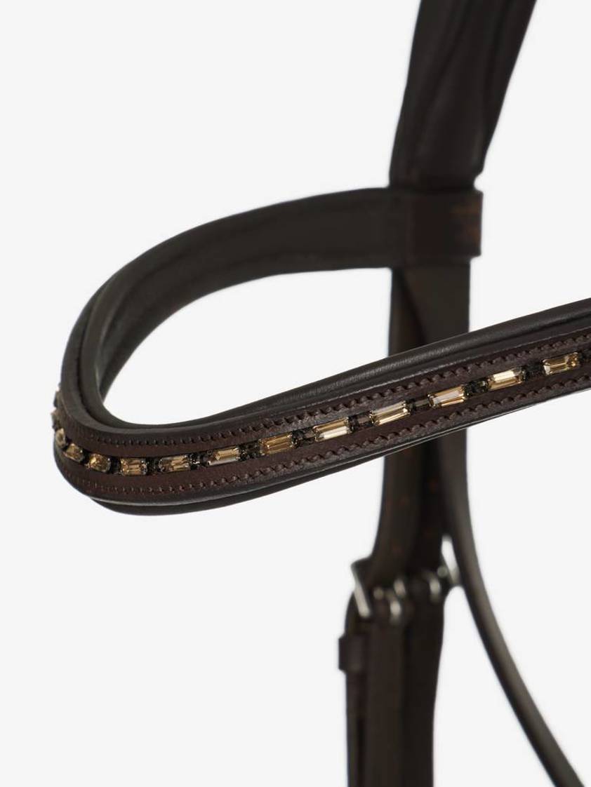 Brown/Silver Arika Dressage Bridle