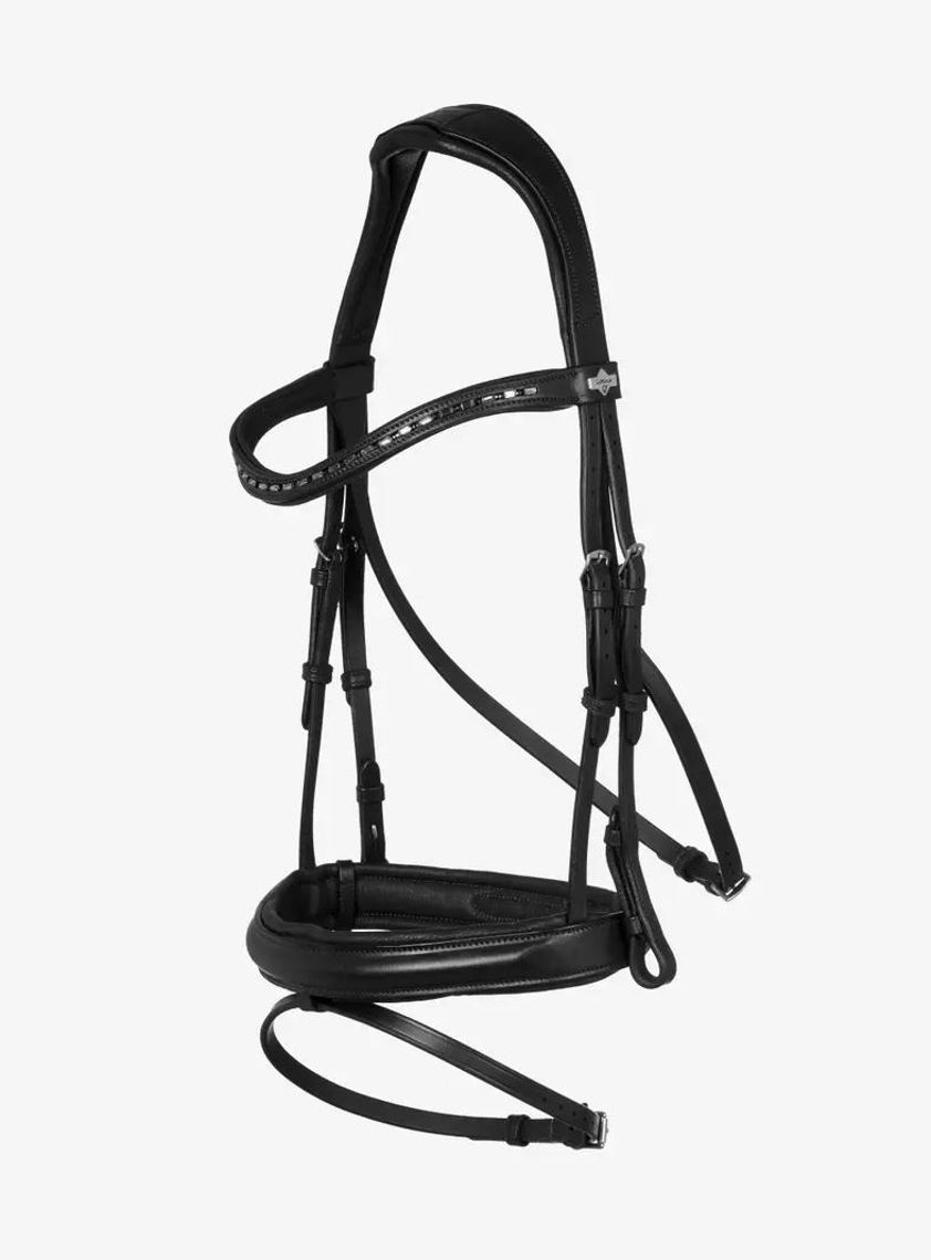Black/Silver Arika Dressage Bridle