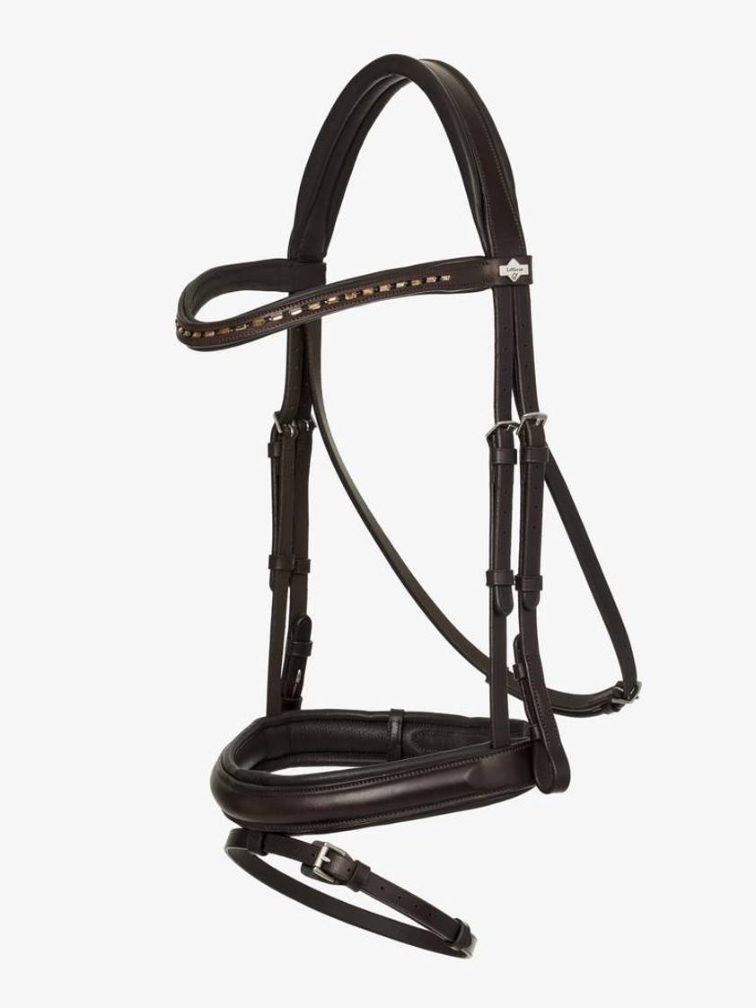 Brown/Silver Arika Dressage Bridle