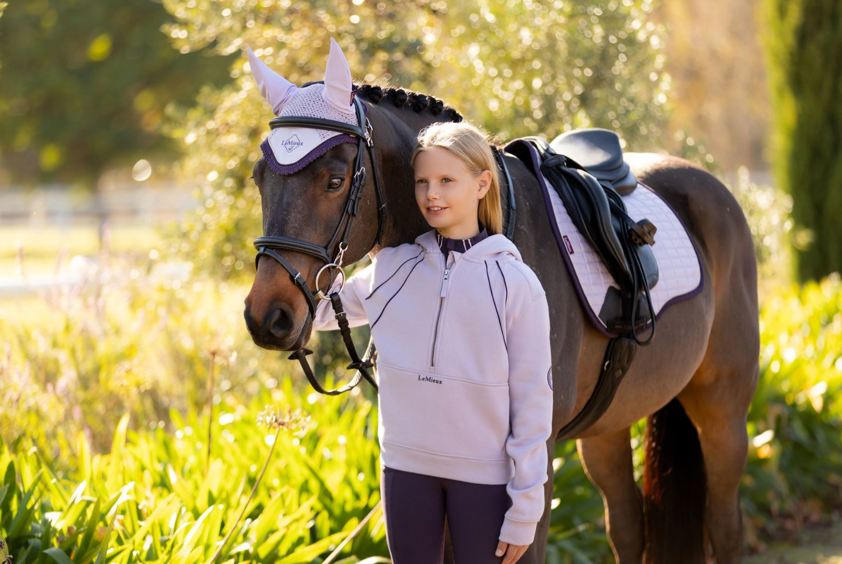 Lilac LeMieux Young Rider Hettie Half Zip Hoodie