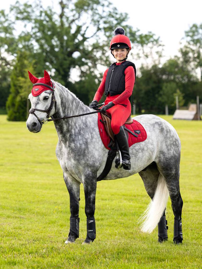 Chilli Red LeMieux Young Rider Pull On Breeches