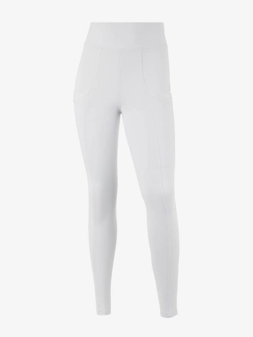 White LeMieux Young Rider Pull On Breeches