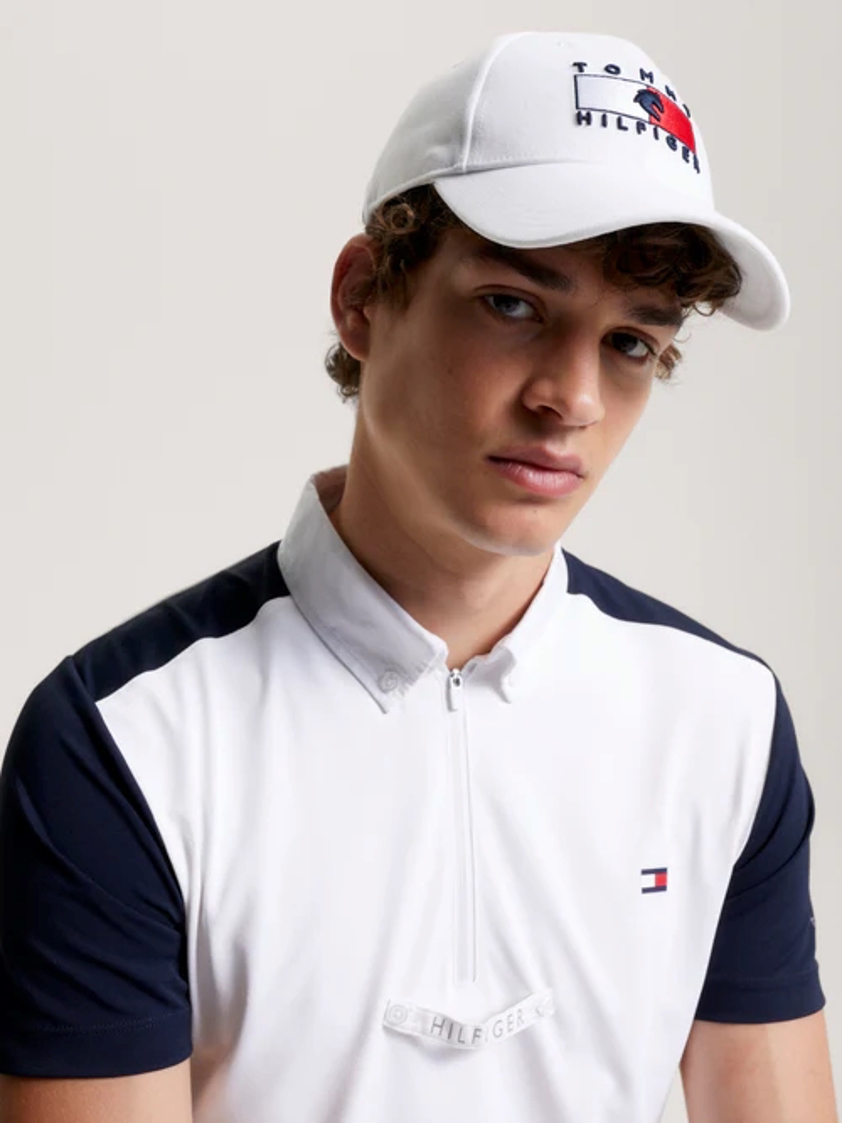 Optic White Tommy Montreal Flag Logo Cap