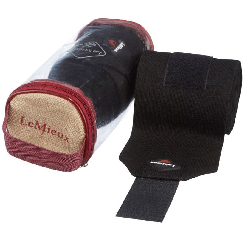 Black LeMieux Stable Bandages (Pair)