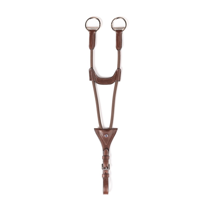 Brown/Silver Trust Valkenswaard Elastic Running Martingale Attachment