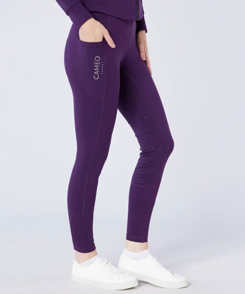 Deep Purple Cameo ThermoDry Riding Tights