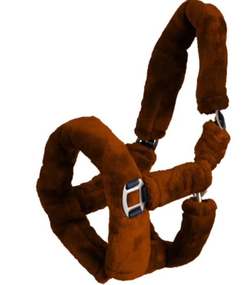 Brown Mega Fluff Headcollar