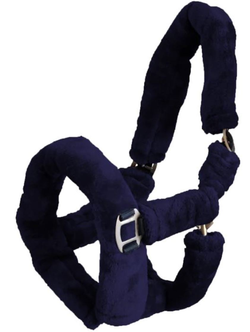 Navy Mega Fluff Headcollar