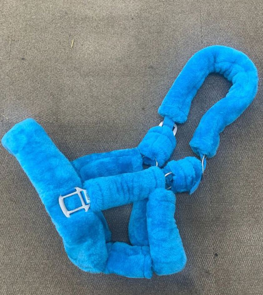 Ocean Blue Mega Fluff Headcollar