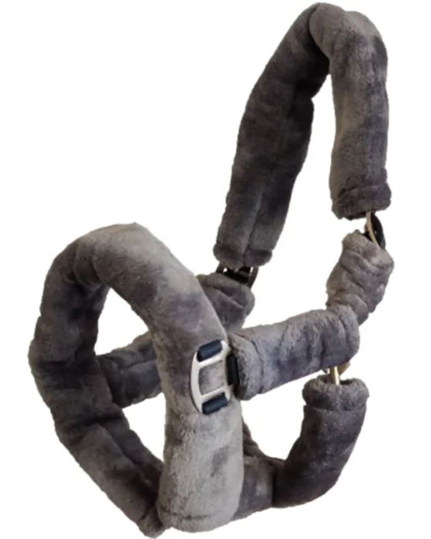 Grey Mega Fluff Headcollar
