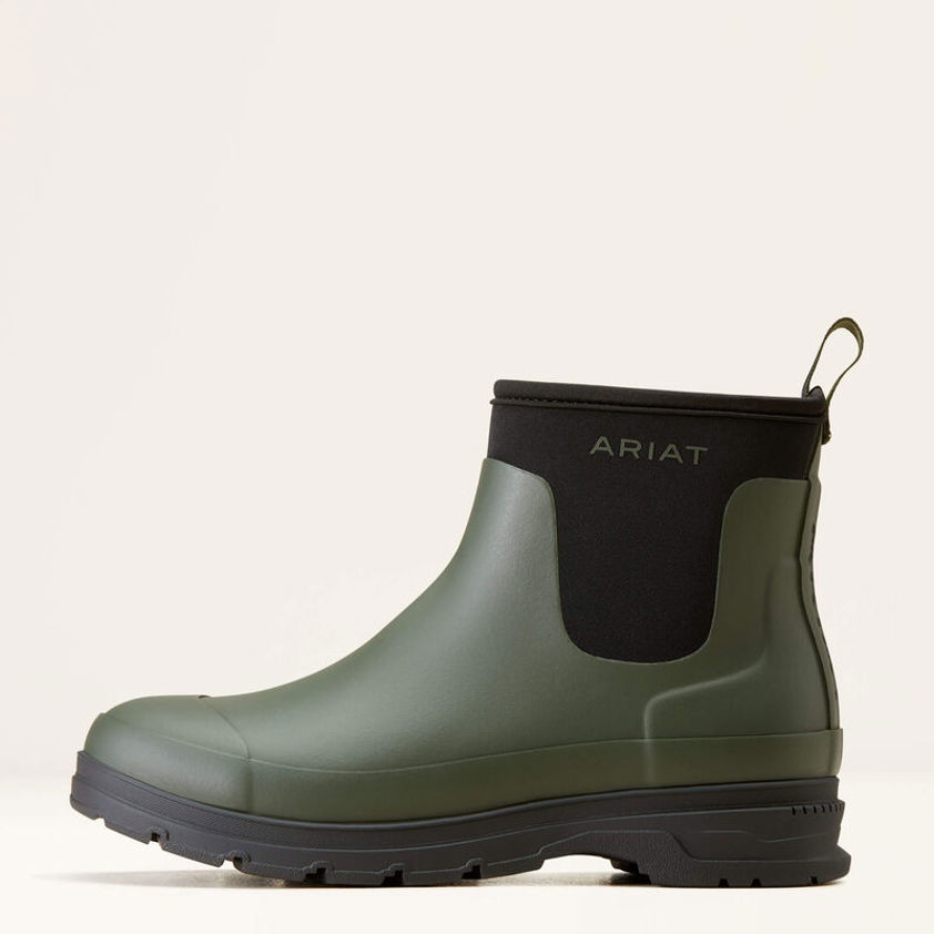 Dark Olive Ariat Kelmarsh Shortie Rubber Boot