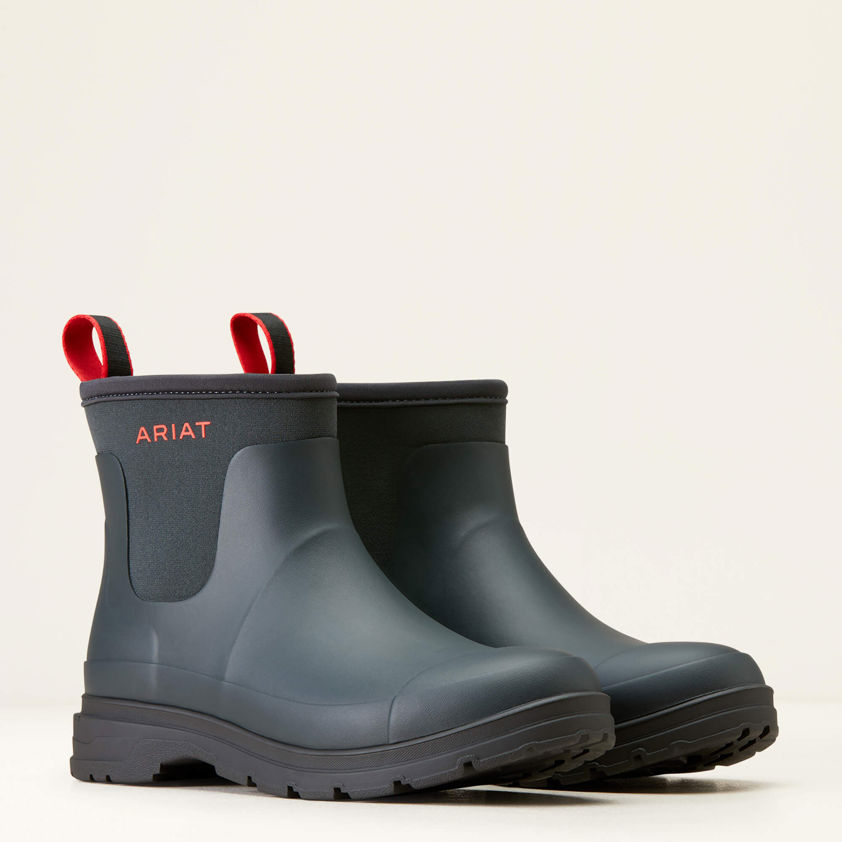 Navy Ariat Kelmarsh Shortie Rubber Boot