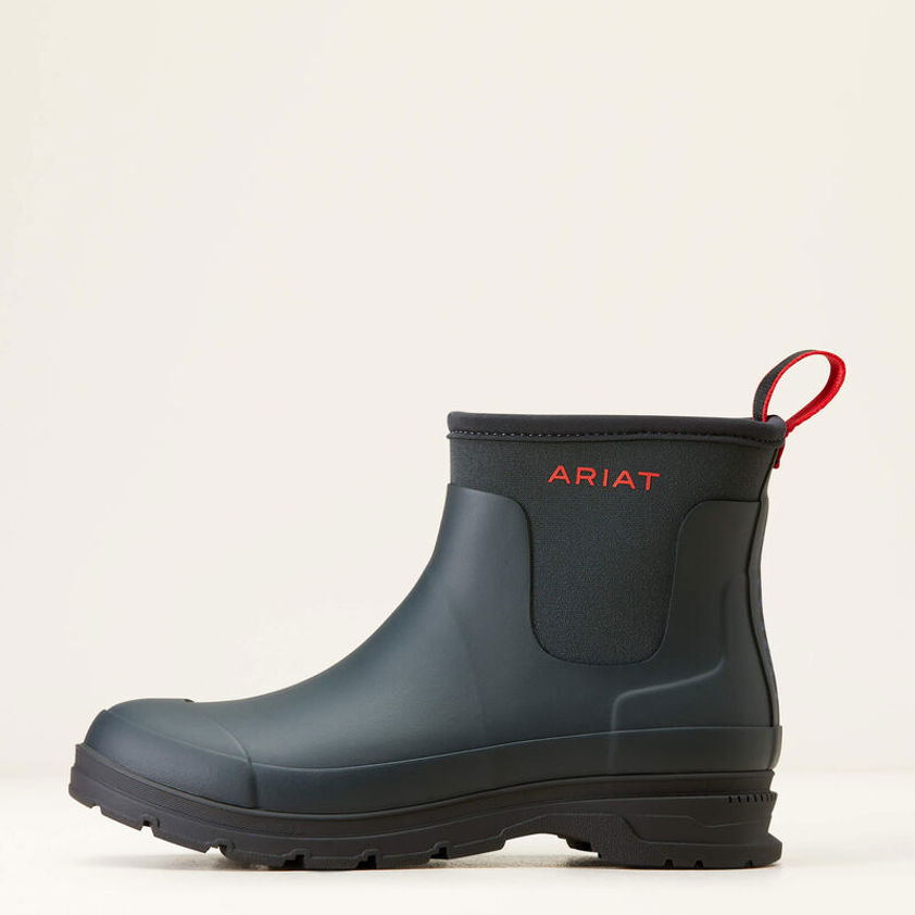 Navy Ariat Kelmarsh Shortie Rubber Boot