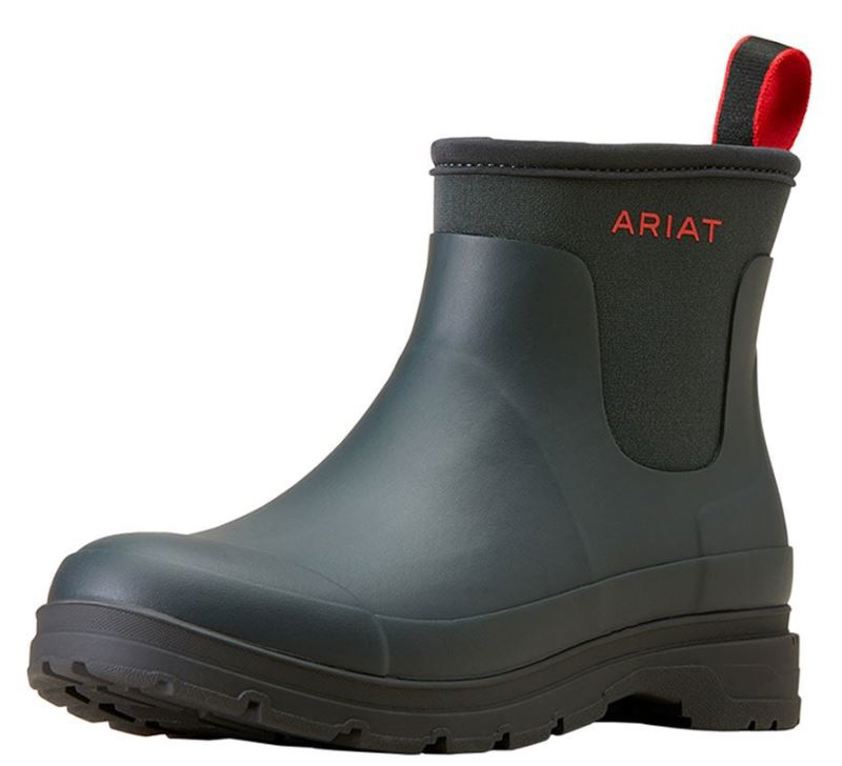 Navy Ariat Kelmarsh Shortie Rubber Boot