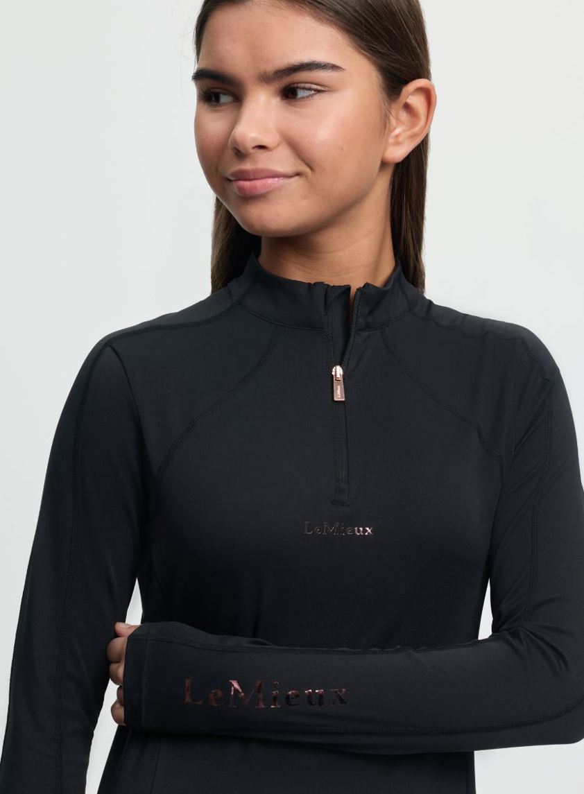 Black LeMieux Young Rider Sparkle Base Layer