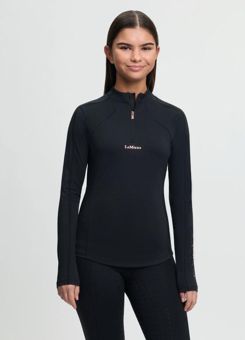 Black LeMieux Young Rider Sparkle Base Layer
