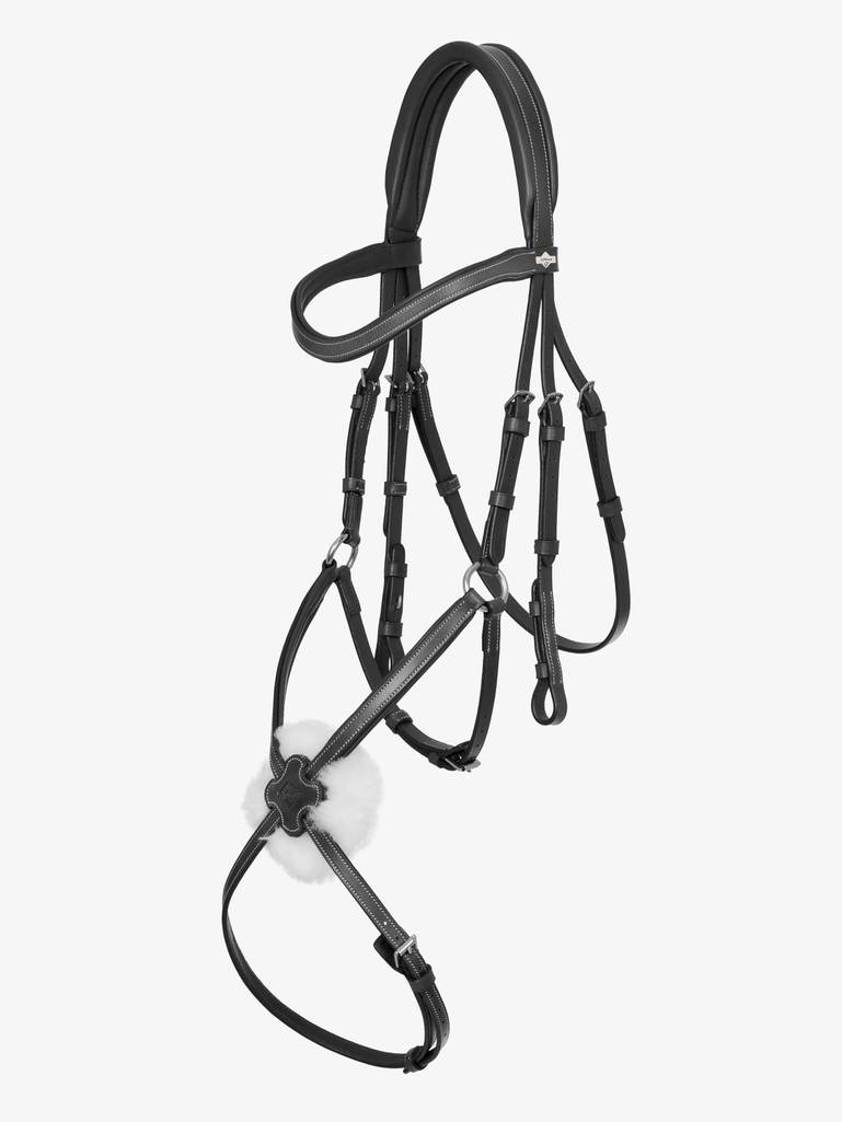 Black/Silver Arika Grackle Bridle