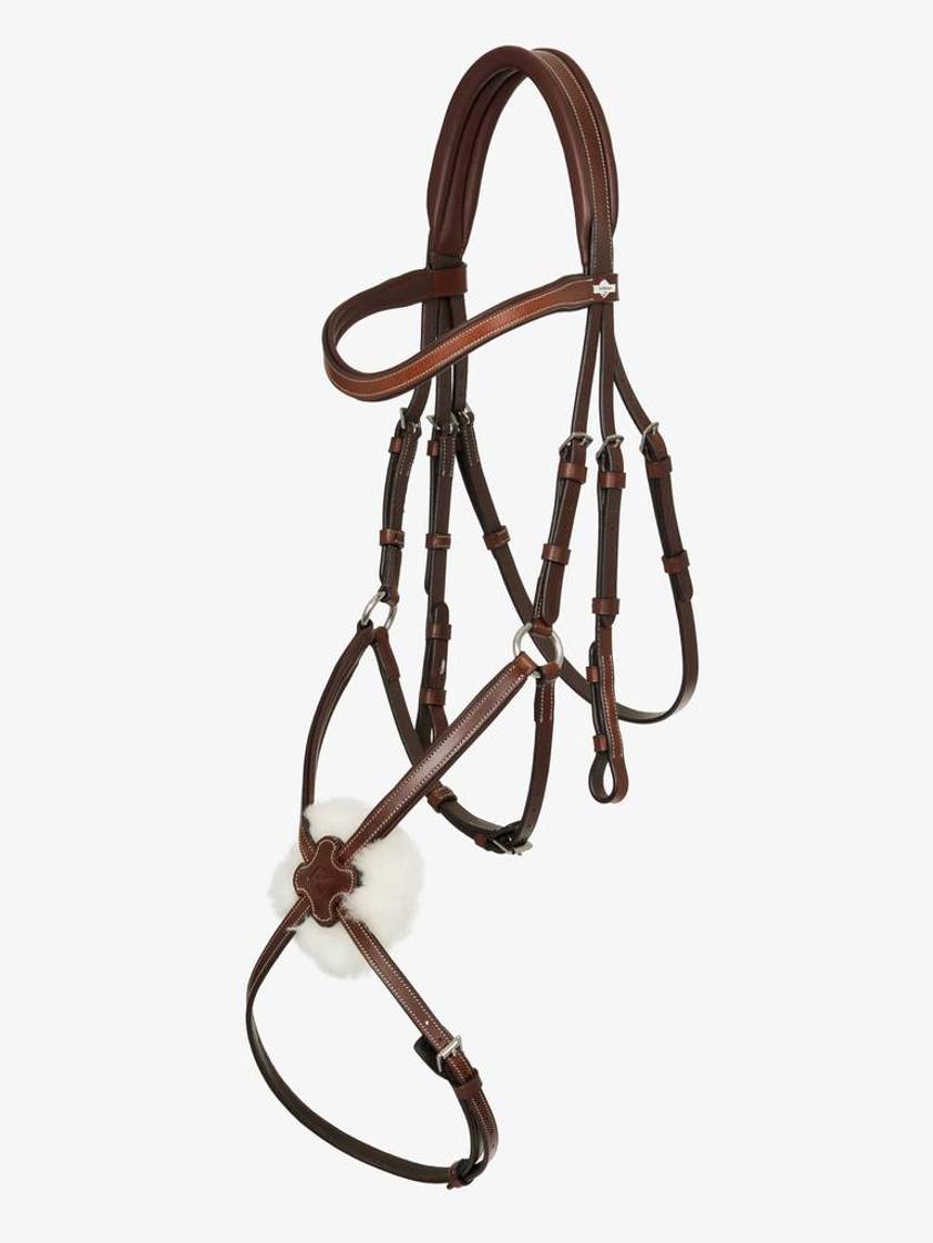 Havana/Silver Arika Grackle Bridle