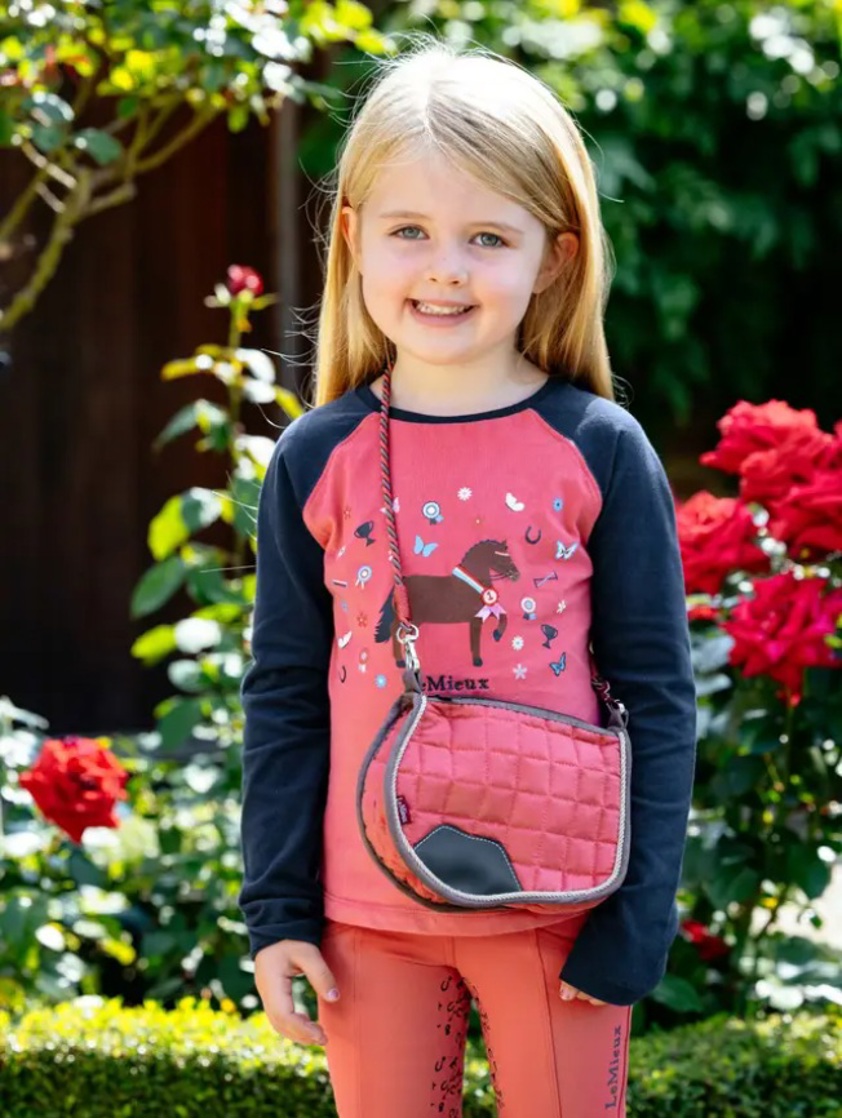 Cranberry LeMieux Saddle Pad Pouch