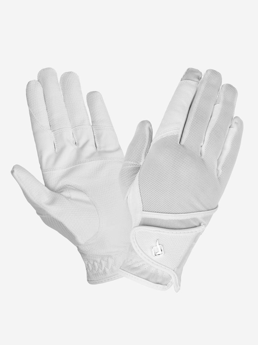 White LeMieux ProMesh Gloves