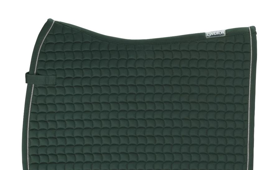 Green/Silver Cord Eskadron Cotton Basics Saddlecloth