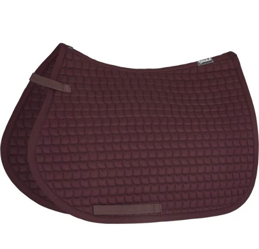 Burgundy Eskadron Cotton Basics Saddlecloth