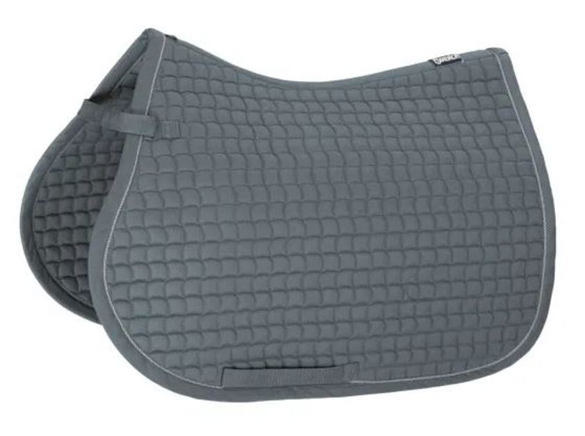 Grey/Silver Cord Eskadron Cotton Basics Saddlecloth